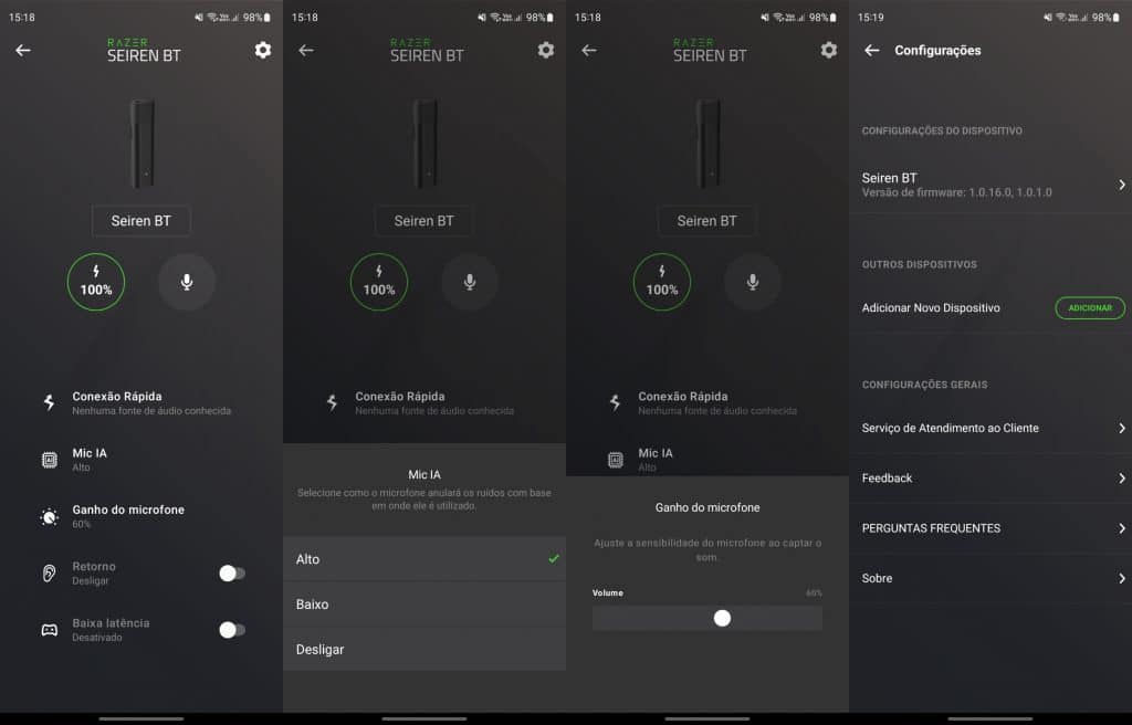 Razer Seiren BT (Imagem: André Fogaça/Olhar Digital)