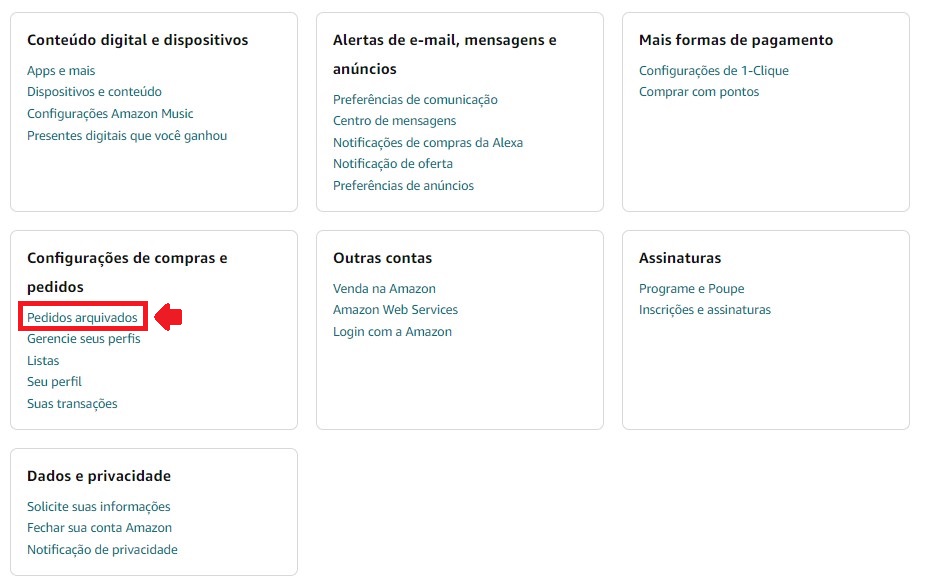 Como mostrar compra novamente - Passo 1